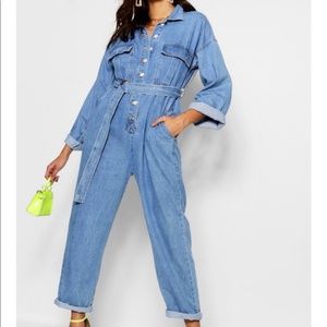 NWT Utility Jumpsuit in KHAKI